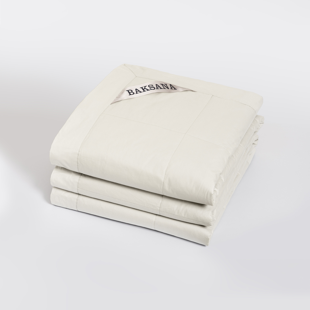 Baksana | Luxury Espresso Blanket | Alabaster image 0